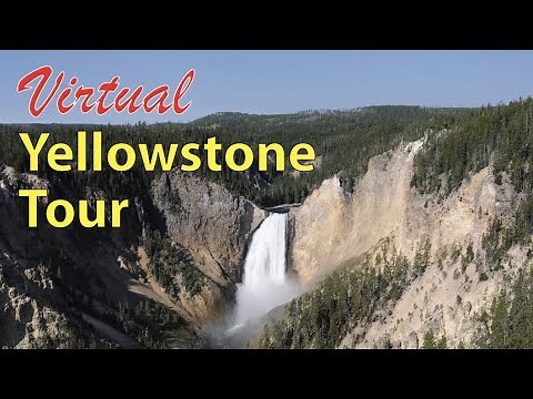 Grand Canyon Of The Yellowstone North Rim Drive: Virtual Yellowstone Tour!