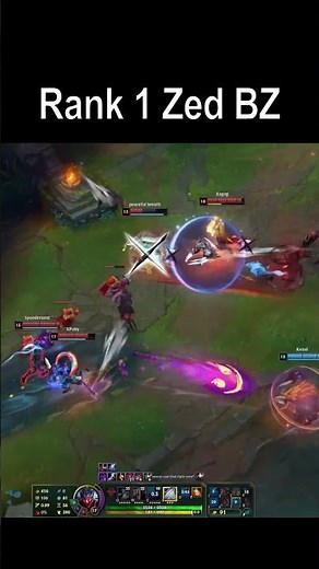 Is Zed Broken 11? #challenger #leagueoflegends #zedcombo #zed