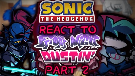 SONIC CREW react to Friday Night Funkin VS DUSTTALE SANS & PAPYRUS // GCRV // DU