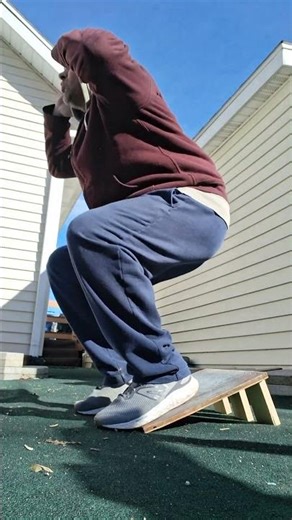 Slant Board Exercises pt. 1 DIY build -100 reps per day Changed my life!