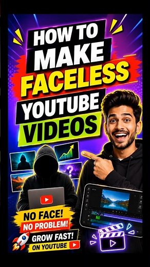 How to Make Faceless YouTube Videos in 2026 | Beginner Guide | faceless channel |