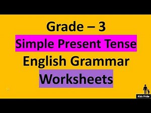 Simple present tense worksheet | class 3 simple present tense exercise |