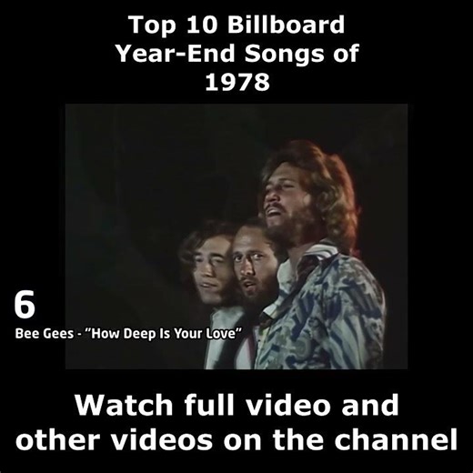 Top 10 Billboard Year-End Songs of 1978