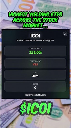 Highest Yield ETFs: ICOI Bitwise COIN Option Income Strategy ETF