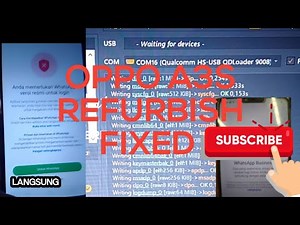 Software oppo a3s refurbish fix wa tidak resmi bootloop dll ( full step tutorial )