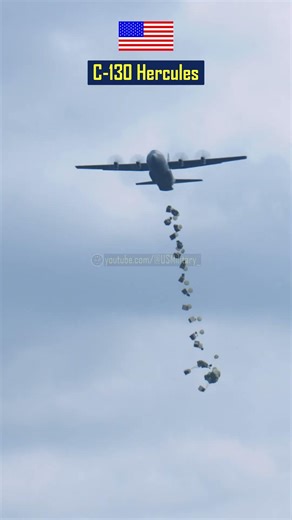 You Won’t Believe How Many Paratroopers a C-130 Can Drop in Seconds