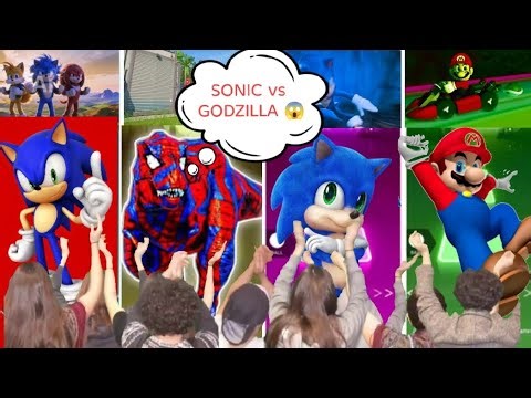 Sonic the Hedgehog vs Godzilla 😱 Ultimate Battle! Who Wins? 🔥