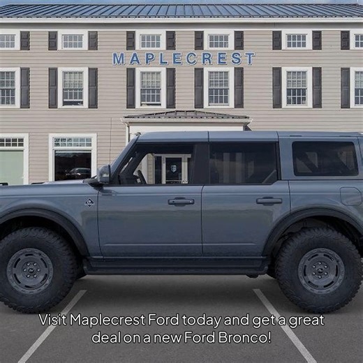 Maplecrest Ford of Mendham on Instagram: "The Ford Bronco was built for the bold and ready for every adventure! 🌄🔥 Whether you're heading off-road or cruising through town, the Bronco brings rugged capability and iconic style to every mile. This is the SUV that turns every drive into a story worth sharing. 🚙✨ Come find yours at Maplecrest Ford! #FordBronco #BroncoLife #MaplecrestFord #AdventureReady #ExploreMore #OffRoadFun #FordNation #DriveWithConfidence #BroncoStyle #RuggedPerformance"