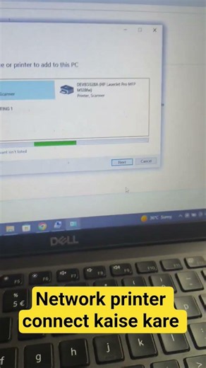 how to connect network printer #ytshorts #windows #networkprinter