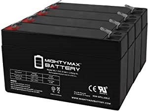 Mighty Max Battery 6V 1.3Ah Replacement Battery for Expertpower EXP612-4 Pack