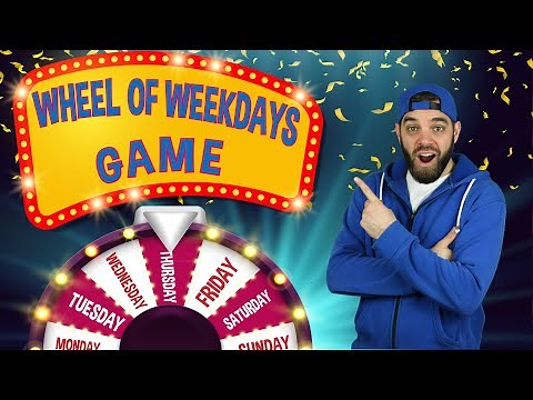 Days of the Week GAME! | Wheel of Weekdays | Beginner English for Kids