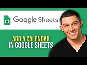 How to Add a Calendar in Google Sheets