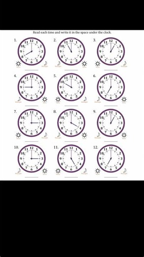 Clock Time Questions for Kids⏰| Easy Practice #shorts #clock #class1 #class2 #class3 #education