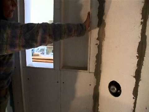 Shower Stall Installation using Green-E board and Thinset #1