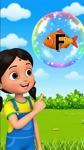 ABCD with Magic Bubble | A to Z Alphabet Song for Kids#kidsstory #animation