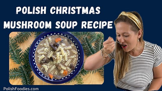 7.3K views · 51 reactions | Craving authentic Polish flavors? This video shows you how to make traditional Zupa Grzybowa (Polish mushroom soup) just like babcia used to make! Rich, creamy, and packed with mushrooms, this soup is a taste of home. Want to print this recipe? Here's the link: https://polishfoodies.com/polish-dried-mushroom-soup-recipe/ | Polish Foodies - The Best Polish Food Recipes | Facebook
