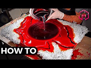 STUNNING Geode Resin Art - Peace and Tranquility - Art Therapy Session