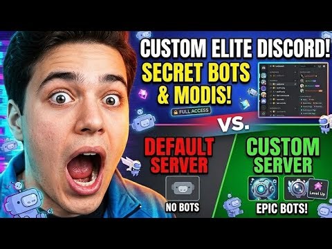 I Built the ULTIMATE Custom Discord Server & Node.js Bot 🤖