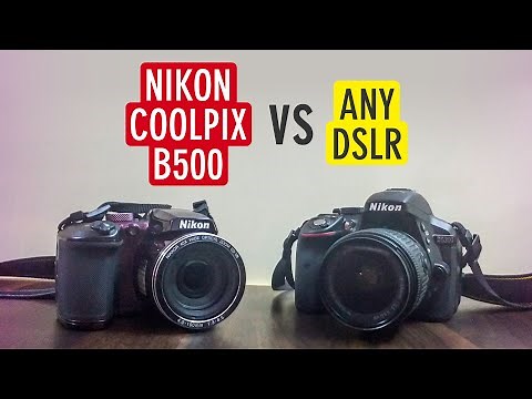 Nikon Coolpix B500 vs. DSLR Camera (6 Comparisons of Point & Shoot vs DSLR Cameras) | Sonika Agarwal