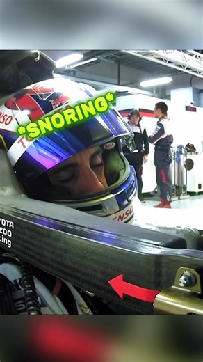 This driver fall asleep before race #formula1 | f1 drivers sleeping in car