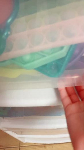 Exploring Colorful Fidget Toys in Close-Up