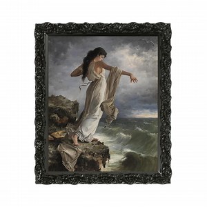 Dernière muse de Sappho - Art de la poésie grecque antique, parolier de Lesbos, amour et perte, impression mythique bond de falaise - Etsy France