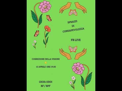 Parliamo di CORREZIONE DELLA VISIONE