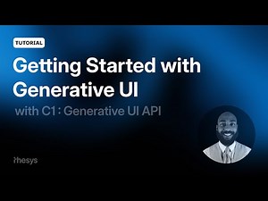 Getting Started with C1 Generative UI