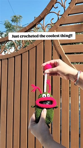 SKcrochettales on Instagram: "“Turned an everyday essential into something fun — crocheted this funky key cover!” [Crochet, keychain, key cover, handmade, funky, cool, love, gift, idea , hand stitched, fyp, explore, viral, trend] #crochetersofinstagram #funky #viral #fyp #explore"