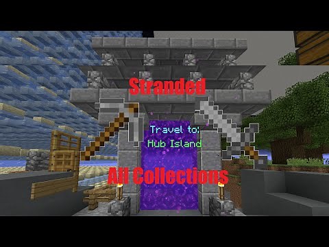How To Unlock EVERY COLLECTION in STRANDED (Hypixel Skyblock)