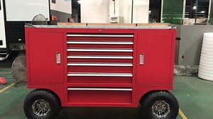 Portable Steel and Aluminium Toolbox Transportable Observation Tool Cabinet With Rear Deck Customizable OEM Support