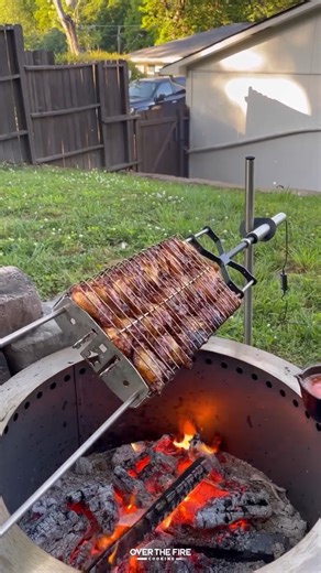 Huli huli chicken is so good | Over The Fire Cooking by Derek Wolf