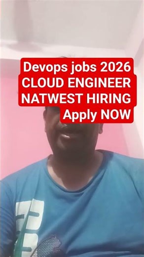 DevOps Jobs 2026 🔥 NatWest Hiring Software Engineer | Bangalore IT Jobs | Apply Now