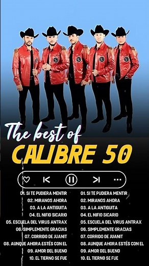 Calibre 50 Mix Exitos 2024 - Grandes Exitos De Calibre 50 - Album Completo Mas Popular 2024