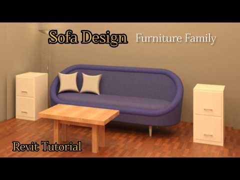 Revit Tutorial - Modern Sofa (Furniture Family)