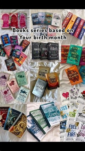 📚 Book Series Based on Your Birth Month ✨ (Part 1: January–July)