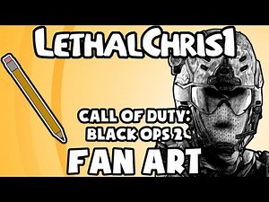 Black Ops 2 Drawing - Fan Art Timelapse