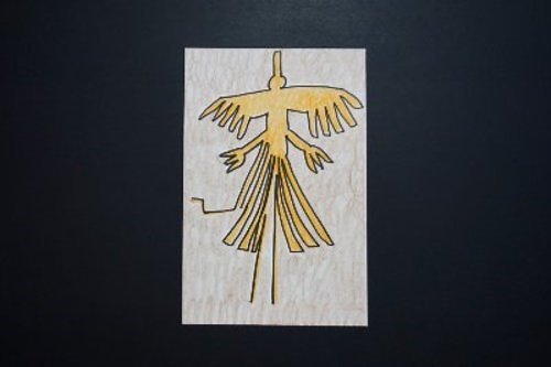 Let's Draw a Nazca Line Drawing-Hummingbird - geo-glyph!