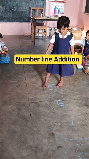number line Addition! #numbers #maths #addition #nipunbharat #games #trending #viral #shortfeed #fun