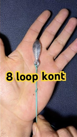 How to Tie a Figure 8 Loop Knot #8knot #loop #fishing #FigureEightKnot #fishingkonts #StgKnot