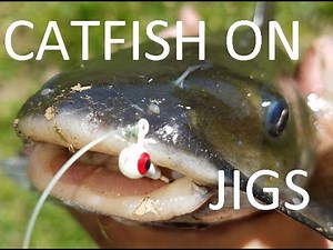 CATFISH FISHING with JIGS! How to CATCH CATFISH w BAITED JIGS!