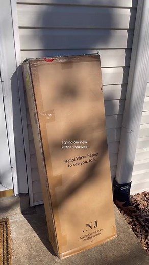 Watch as @macyninness unboxes and styles her Theo bookcase ❤️ | Nathan James Home