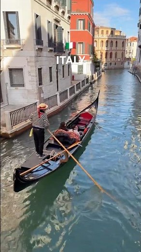 Italy 🇮🇹 Venice | Gondola Ride Through a Canal
