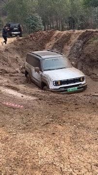 北京bj40增程版挑战牵羊坑，这表现怎么样？#bj40 #硬派越野