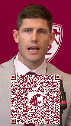 Washington State Football on Instagram: ""The Door is Open" - Washington State Football Head Coach Kirby Moore 🏈🎤 #MadeOfCrimson | #GoCougs"