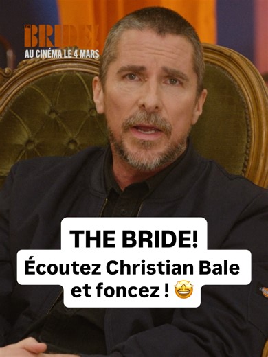 Croyez-en Christian Bale, vous n'êtes pas prêts pour THE BRIDE! 😎 THE BRIDE!, avec Jessie Buckley (Hamnet) et Christian Bale (The Dark Knight), au cinéma le 4 mars. #TheBride #jessiebuckley #christianbale #filmtok #onregardequoi