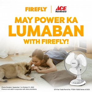 2.1K views · 38 reactions | Experience the power of Firefly Rechargeable Lamps and Fans! ️ Enjoy 20% OFF until October 31 and light up your world while staying cool.  Grab yours at the nearest ACE Hardware store: https://www.acehardware.ph/pages/store-locator  #ACEHardwarePH #ACEHelpful #FireflyPH #FireflyLighting | ACE Hardware Philippines | Facebook