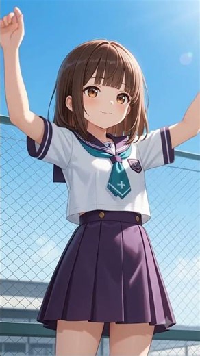 「屋上が好き｜School Rooftop」 #stablediffusion #anime #aiart #animegirl