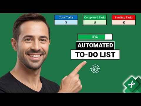 Automated To-Do List in Excel (Step-by-Step for Beginners)