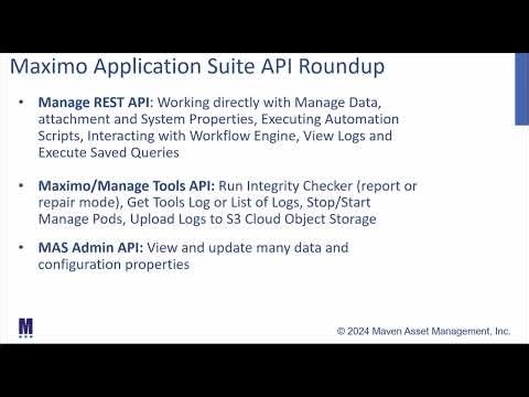 MAS: API Roundup (Part 1)